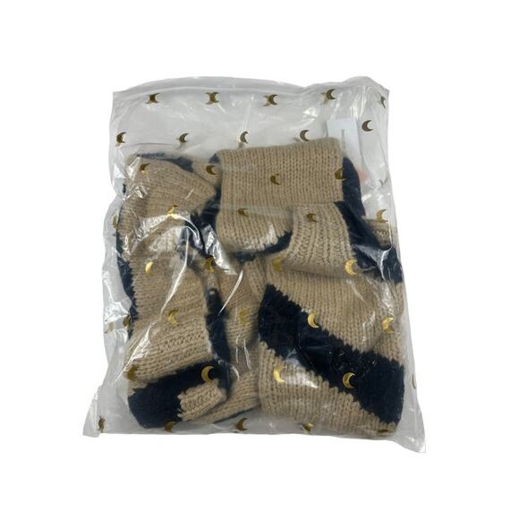 The Wolf Gang Palermo Chunky Knit Sweater in Black Wave - Picture 2 of 6